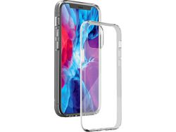 Capa para iPhone 12/12 Mini BIGBEN CONNECTED Pele Sintética Transparente