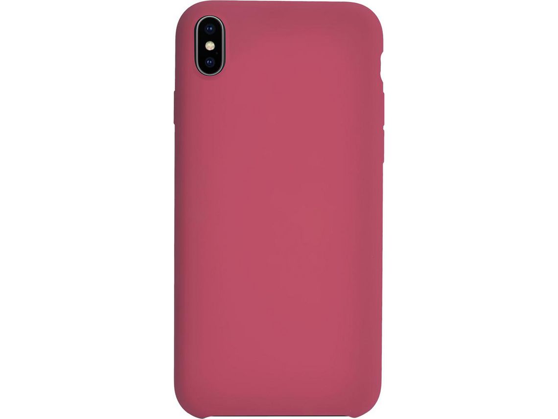 Capa para iPhone XS Max BIGBEN CONNECTED Silicone Vermelho