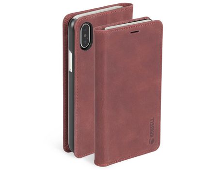 Capa Fólio para iPhone XS Max KRUSELL Vermelho