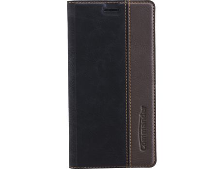 Capa Fólio para Huawei PETER JÄCKEL Pele Preto