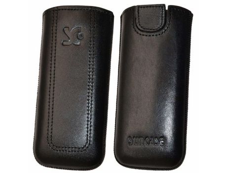 Capa para Samsung SUNCASE Pele Preto