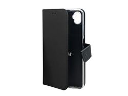 Capa Fólio para Samsung CELLY Pele Preto