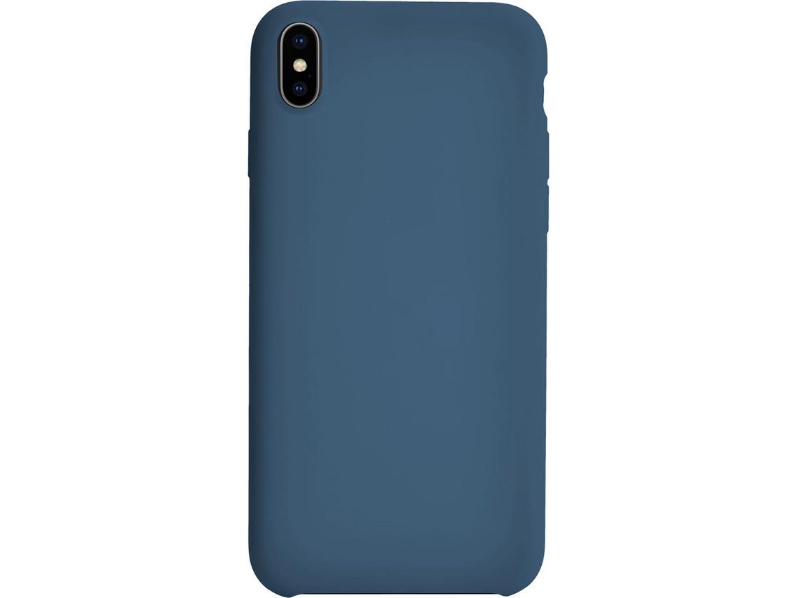 Capa para iPhone XS Max BIGBEN CONNECTED Silicone Azul