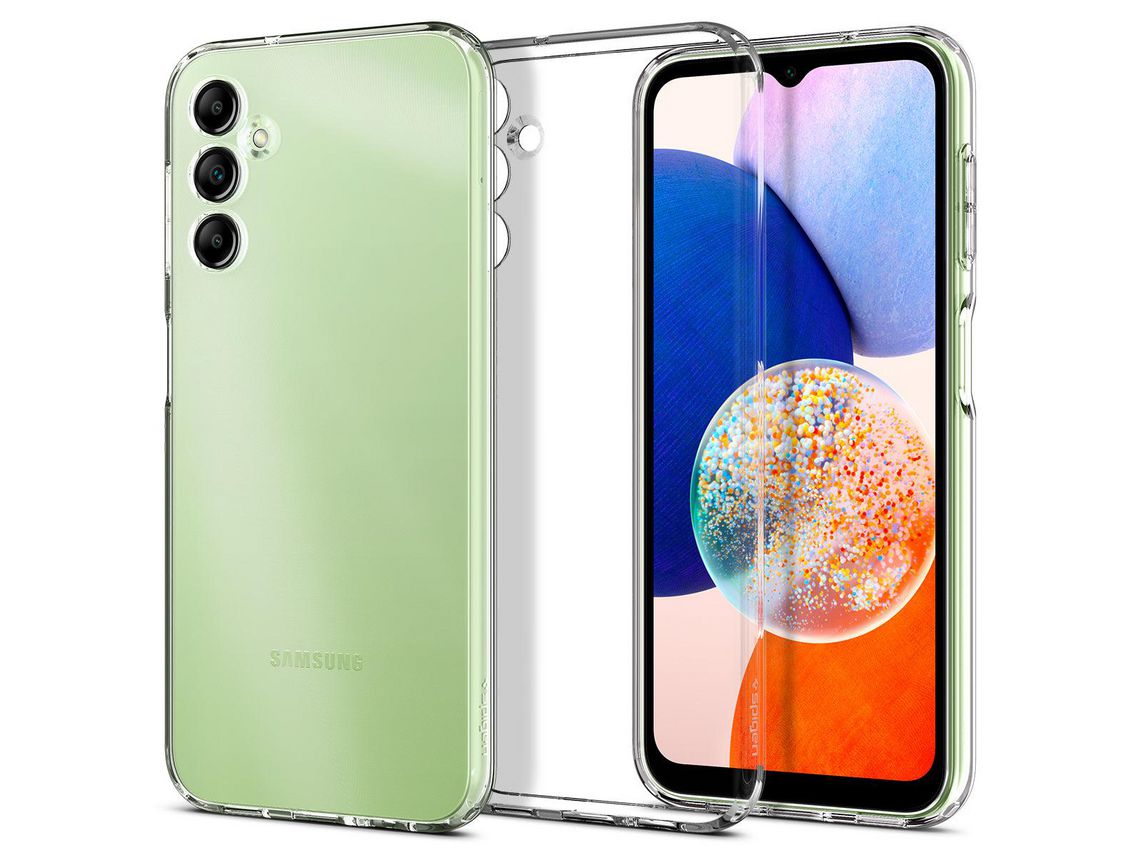 Capa para Samsung SPIGEN Pele Sintética Transparente