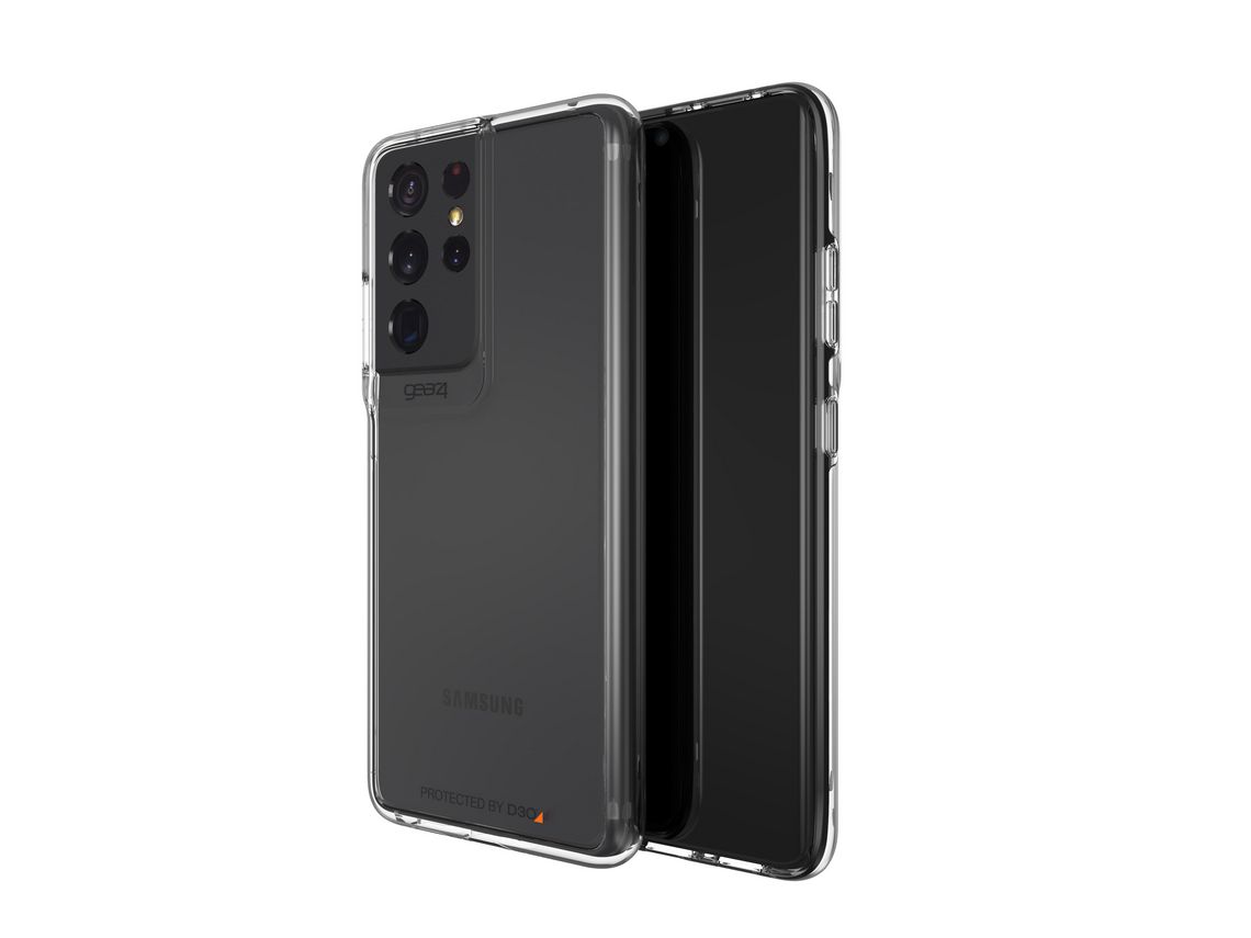 Capa para Samsung Galaxy S21 Ultra GEAR4 Acrílico Preto