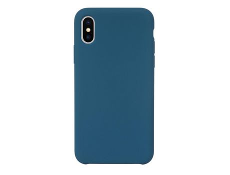 Capa para iPhone XS Max/XS JT BERLIN Silicone Azul