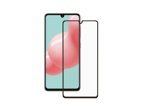 Película de Ecrã para Samsung Galaxy A41 TECCUS Vidro Temperado Preto