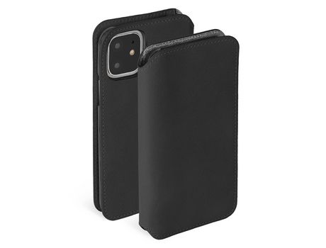 Capa Fólio para iPhone 11 KRUSELL Pele Preto