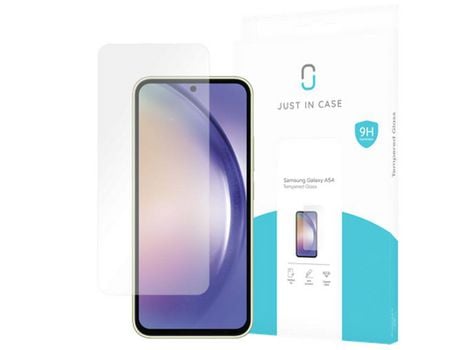 Película de Ecrã para Samsung Galaxy A54 JUSTINCASE Vidro Temperado Transparente