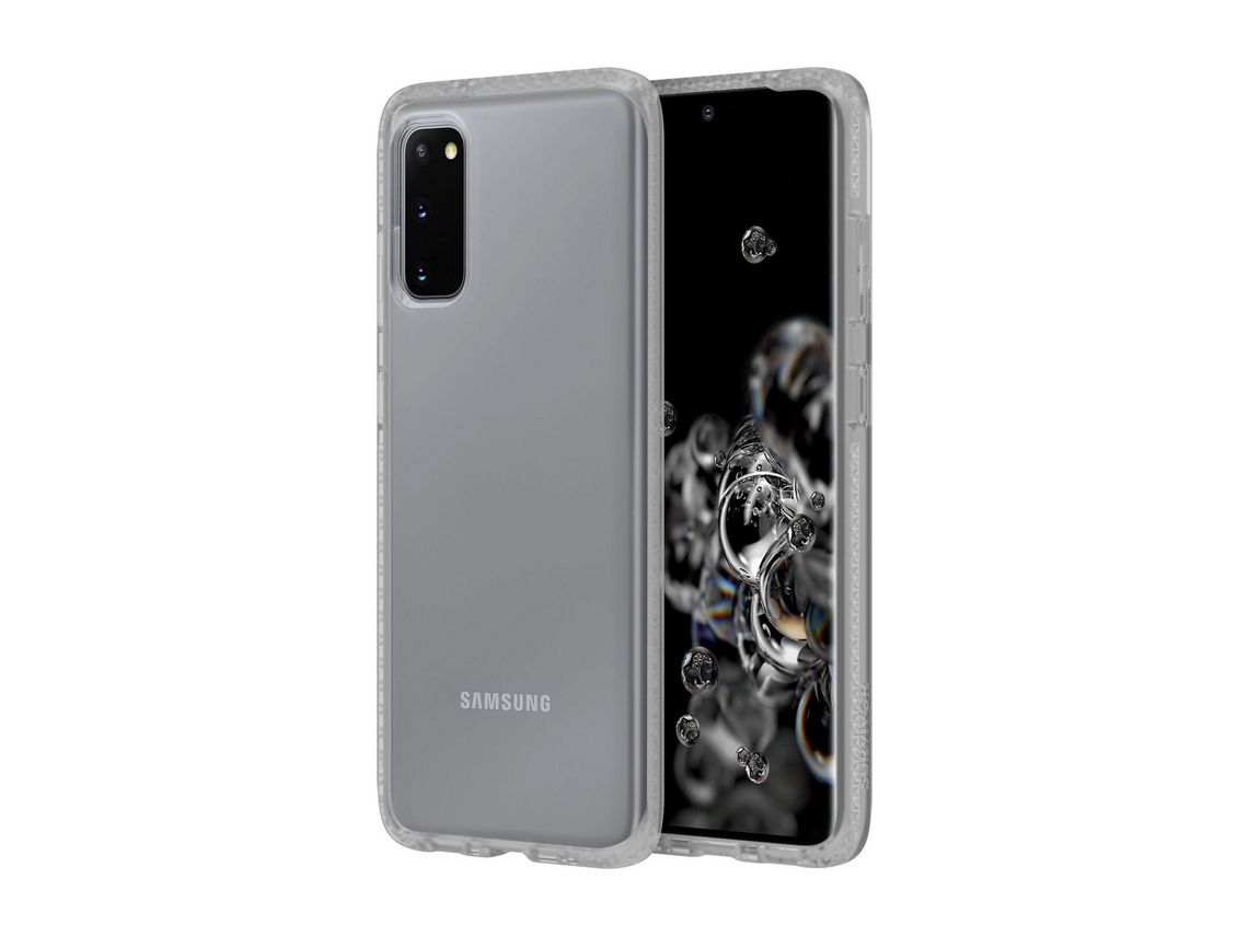 Capa para Samsung Galaxy S20+ MENATWORK Pele Sintética Transparente