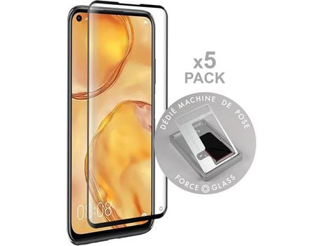 Película de Ecrã para Huawei P40 Lite FORCE GLASS Preto