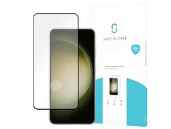 Película de Ecrã para Samsung Galaxy S23+ JUSTINCASE Vidro Temperado Preto