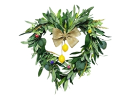 Guirlanda de Olivas Verde com Coração para Decoração de Parede LAXISCREED