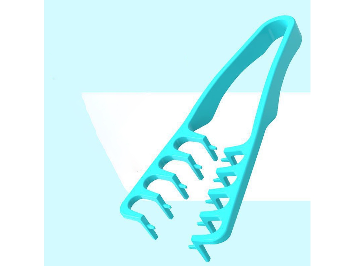 Pente de Modelagem com Dentes Largos e Macios, Pente de Modelagem com Textura Macia, Pente para Franja MDUG (verde, 1 Unidade)