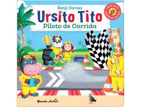 Livro Ursito Tito - Piloto de Corrida de Benji Davies ( Português )