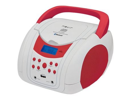 Rádio Cd Nevir Nvr-483ubbr Branco Vermelho