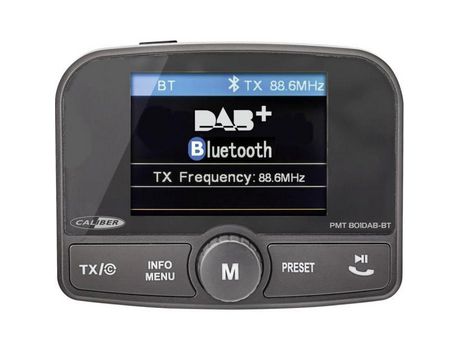 Transmissor CALIBER PMT801DAB-BT - DAB Plus FM Preto