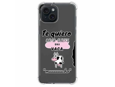 Capa para IPhone 15 Plus TUMUNDOSMARTPHONE de Silicone com Desenho-Multicor