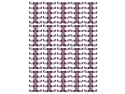 20 Anéis De Encadeamento Segmentados De 11mm Para 60 Folhas Materiais De Escritório Roxo