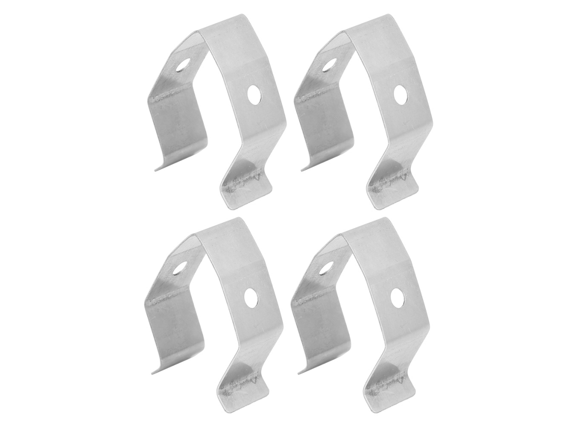 4pcs Clip de Sonda de Grelha em Aço Inoxidável Suporte de Sonda com Buraco Único Acessório para Churrasco