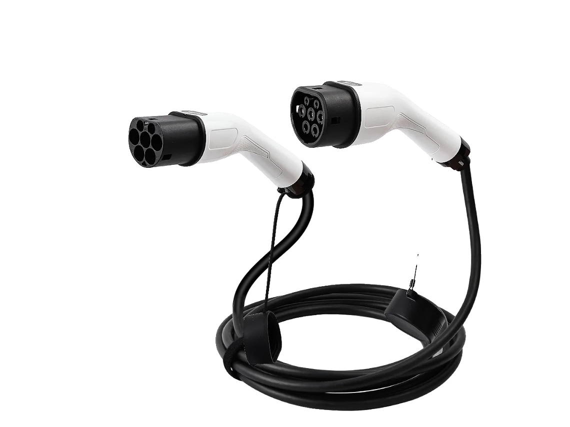 Cabo De Carregamento De Veículos Elétricos, Compatibilidade Iec62196 Tipo 2, Design Durável Em Termoplástico, 16a 1fase