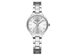 Relógio Feminino Curren Casual Com Pulseira De Aço