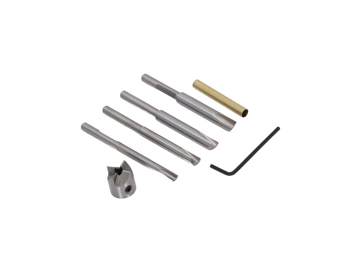Sistema de Corte de Barril de Caneta 13 Peças Carburetto Aço Cortador Eixos para Carpintaria Caneta Kit
