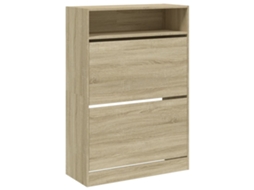 Shoe Cabinet, Shoe Cabinets Vidaxl Marrom Madeira Processada (n/a)