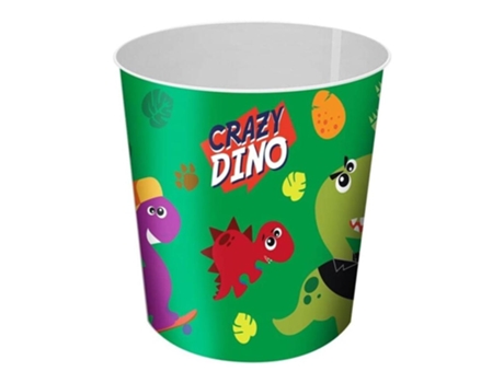 Papelaria Crazy Dino, Recipiente com Tema de Dinossauro, KL11154, para Crianças, Euroswanp25pn