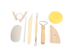 Set De 8 Ferramentas De Escultura De Argila Para Cerâmica E Modelagem Manual