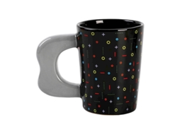 Caneca de Porcelana 350Ml ITOTAL Game Over Preta