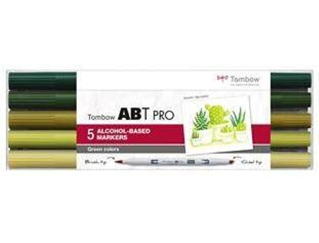 Marcador  ABT PRO Cores Verdes (5 unid.)