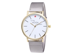 Relógio de pulso analógico de quartzo Zhoulianfa com pulseira de aço (dourado)