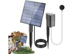 Bomba De Ar Solar Externa De 2,5 W, Silenciosa, Portátil, Pequena, Com Difusor De Oxigênio Para Aquário.