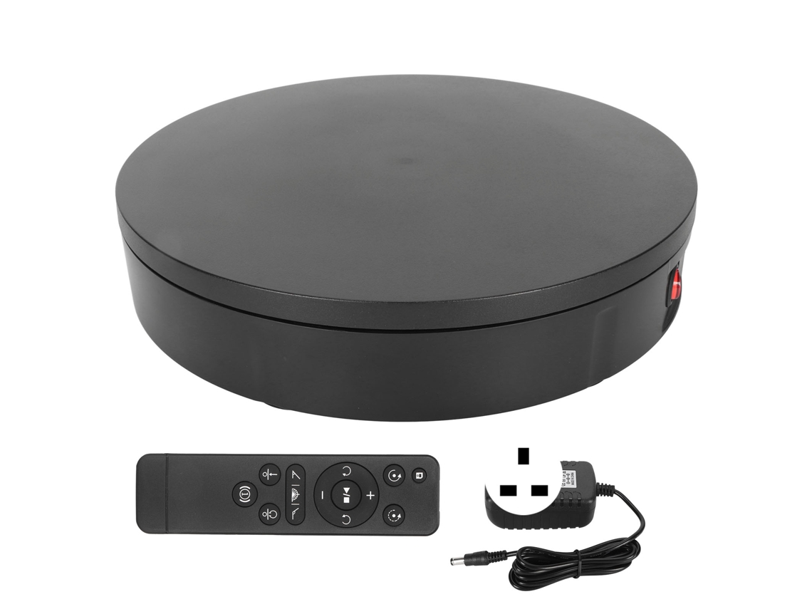Toca discos Elétrico EOOCOO (com controle remoto, rotação 360 graus)