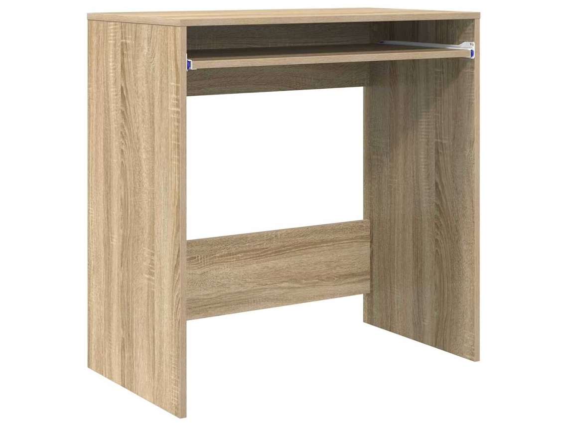 Conjunto 1 Mesa Moderna Vidaxl Castanho Derivados De Madeira (77,5 X 43 X 79 Cm)