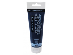 Pintura Acrílica Graduate Daler Rowny 120 Ml (127 Azul Indigo)