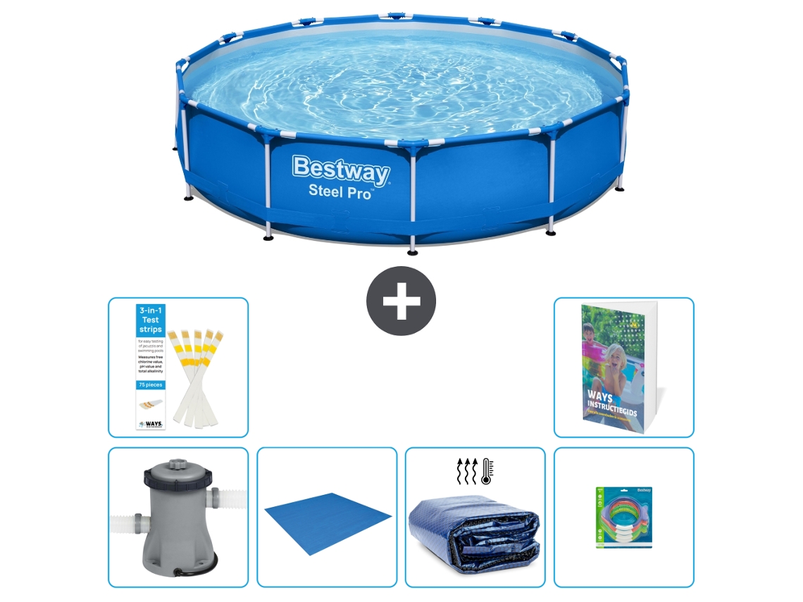 Bestway Piscina Bestway Steel Pro Redonda - 366x76 Cm - 7-peças S220