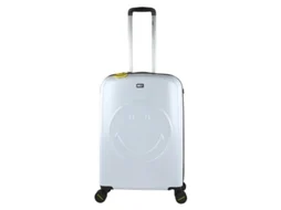 SMILEY ORIGINALS Medium Pc Suitcase SMILEY ORIGINALS Branco-Preto 44X61X27 Cm 63L