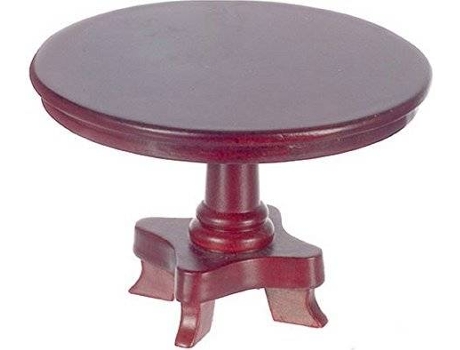 Mobiliário de Brincar  Mahogany Round Table (Idade Mínima: 4 Anos - 4.2x4.1x3 cm)