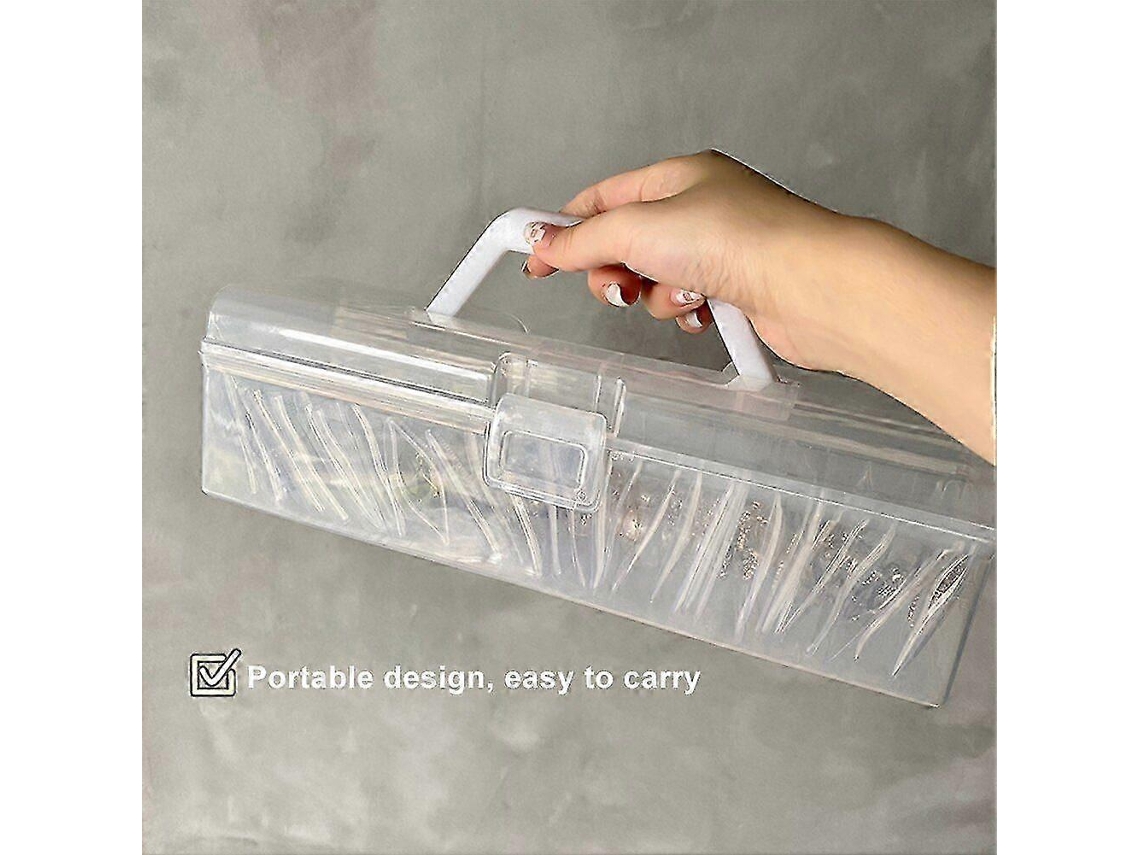 Caixa Organizadora Portátil Transparente Para Joias, Ideal Para Viagens. Perfeita Para Guardar Brincos E Outras Joias. Hengjian