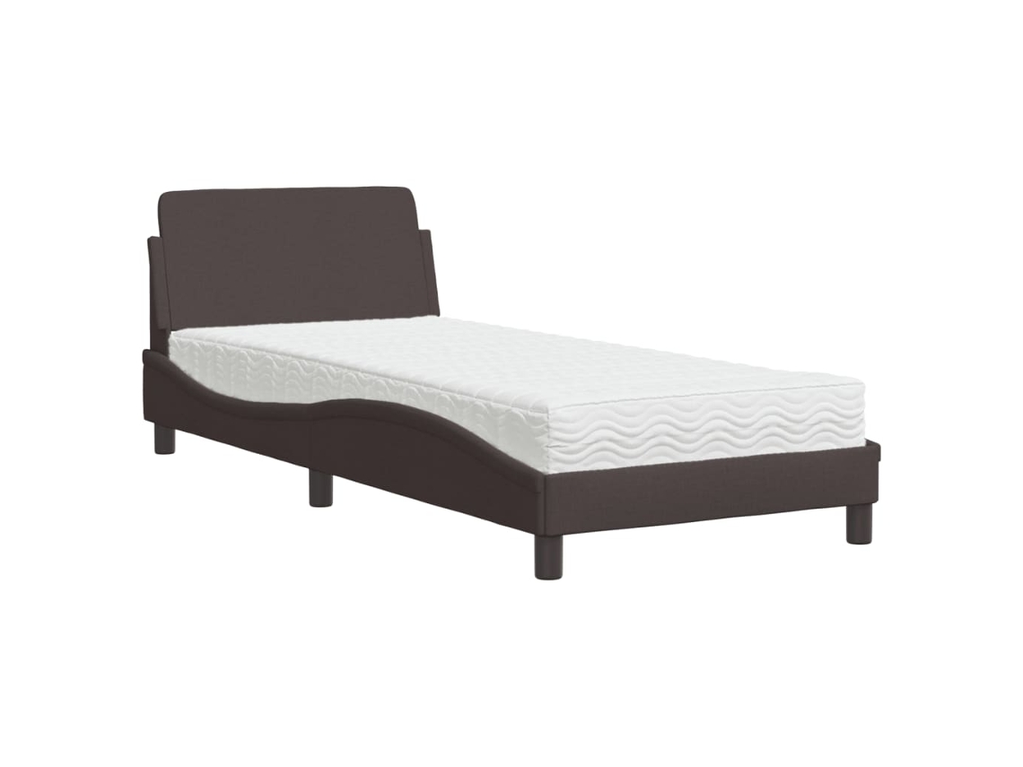 Bed, Beds Vidaxl Marrom Tecido (90 X 190 Cm)