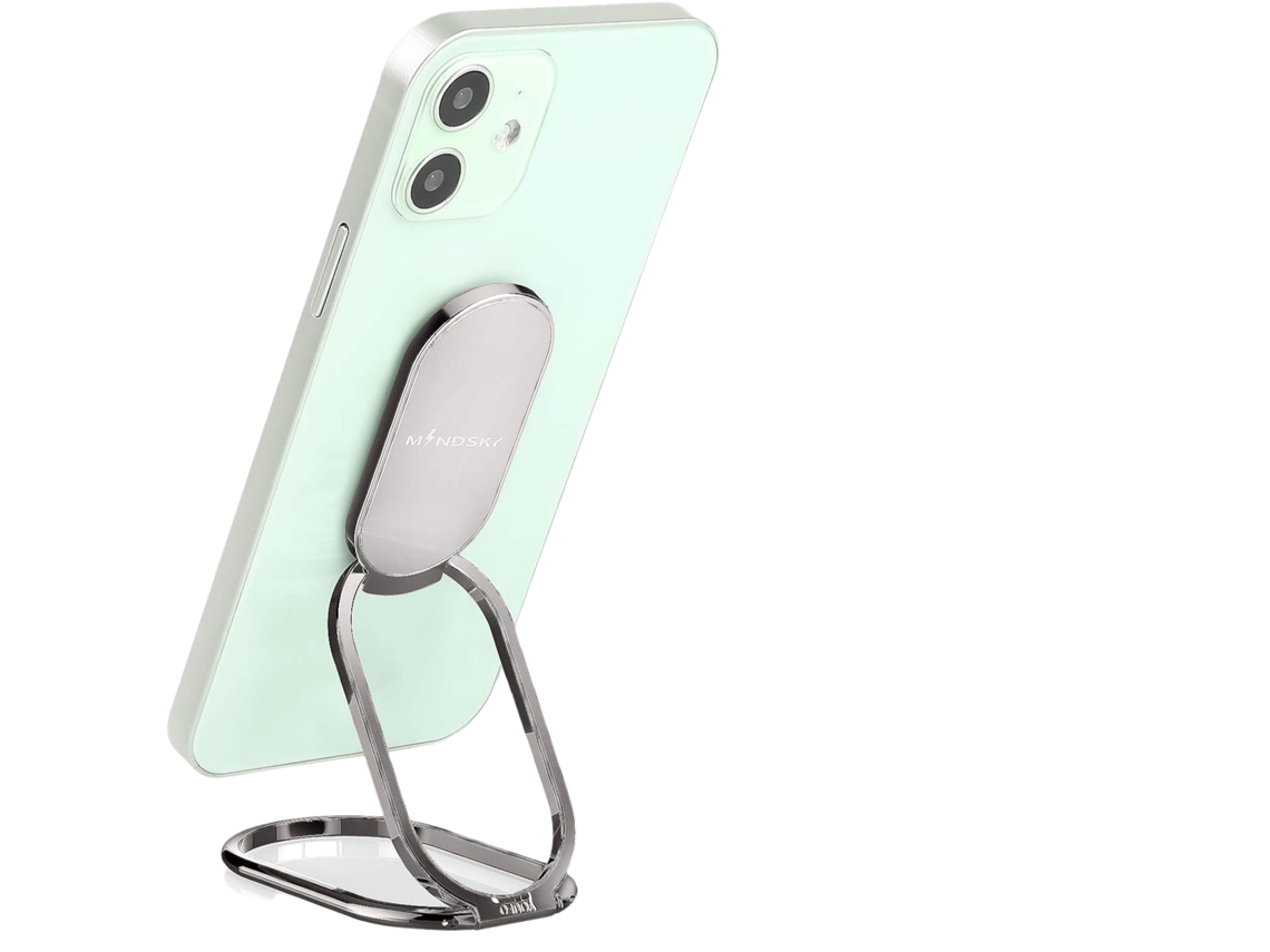 Suporte De Anel Para Telefone Com Base Giratória 360°, Suporte Dobrável Para Celular Com Pegada Traseira, Compatível Com Iphone, Ipad, Smartphones E T