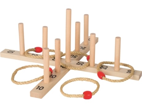 Jogo de Tabuleiro GOKI Hoop-La Game With 5 Sisal Rings (3 Anos)