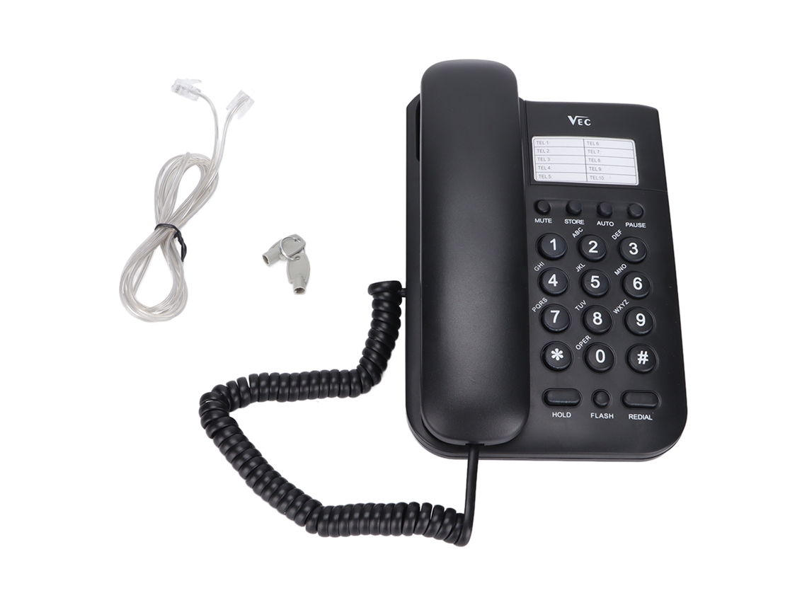 Telefone Fixo EOOCOO para escritório, lar e hotel