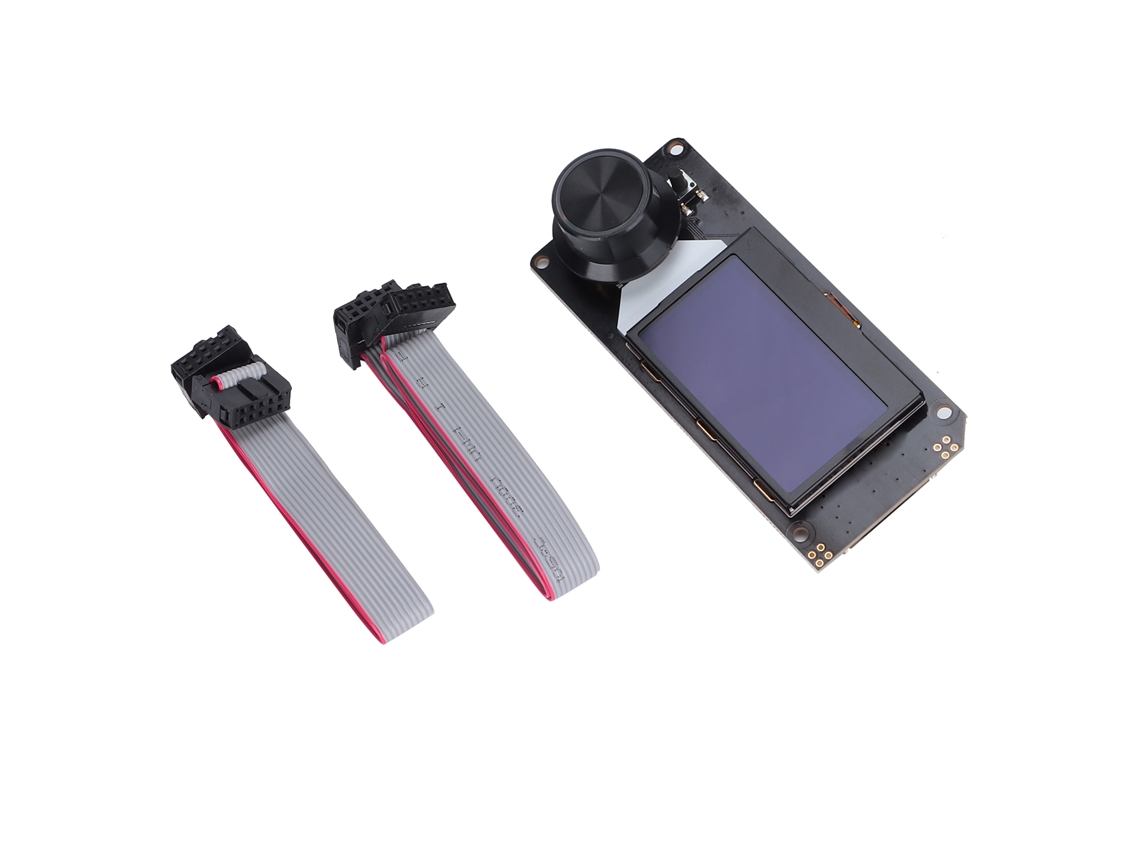 Módulo Lcd 12864 Com Slot De Cartão Para Impressora 3d Marlin Diy Branco Rgb