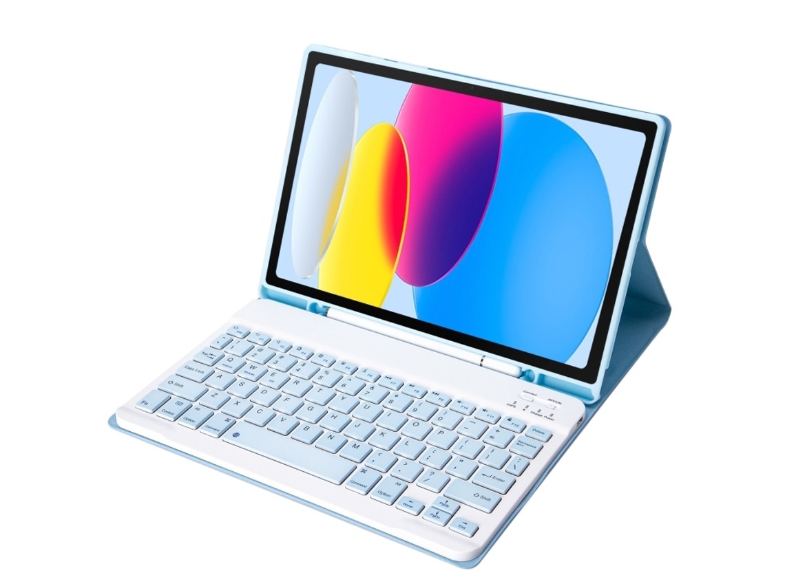 Capa Com Teclado Bluetooth Slot Caneta Para Ipad 11a162025 Layout Pt