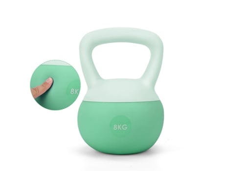 Kettlebell Macio 8kg Para Fitness Ioga E Treino Em Casa Hct Style