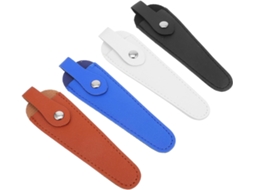 Conjunto de 4 capas protetoras em couro PU resistente para objetos de valor.