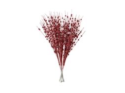 Decoração de Natal com buquê de frutos artificiais e lantejoulas douradas LAXISCREED
